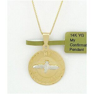 My Confirmation Pendant 14k Yellow Solid Gold